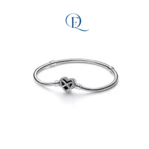 Vòng Tay Trơn Bạc S925 Mix Charm – Vòng Tay Bạc Nữ Sang Trọng