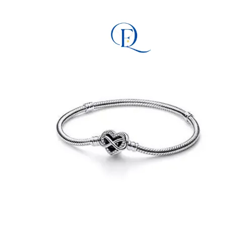 Vòng Tay Trơn Bạc S925 Mix Charm – Vòng Tay Bạc Nữ Sang Trọng