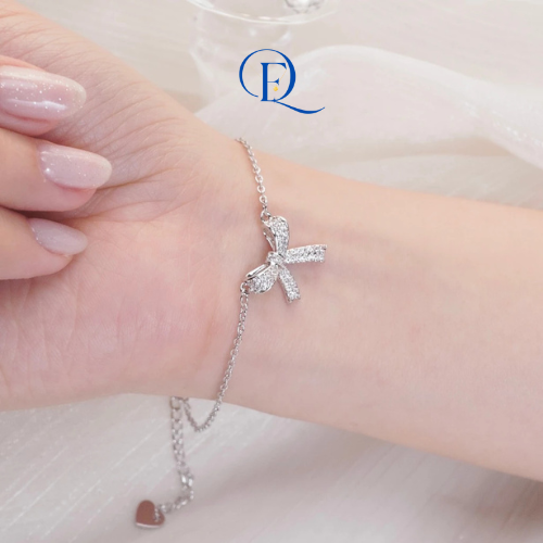 Vòng Tay Nữ Bạc Bow Silver Bracelet 2030 – Vòng Tay Bạc Nữ