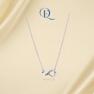 Dây chuyền bạc 925 nữ mặt đính đá sang trọng tin