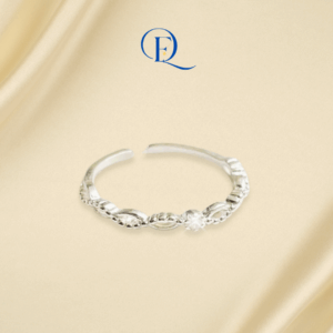 Nhẫn bạc nữ Blink – Mẫu nhẫn bạc nữ đẹp, đơn giản, tinh tế