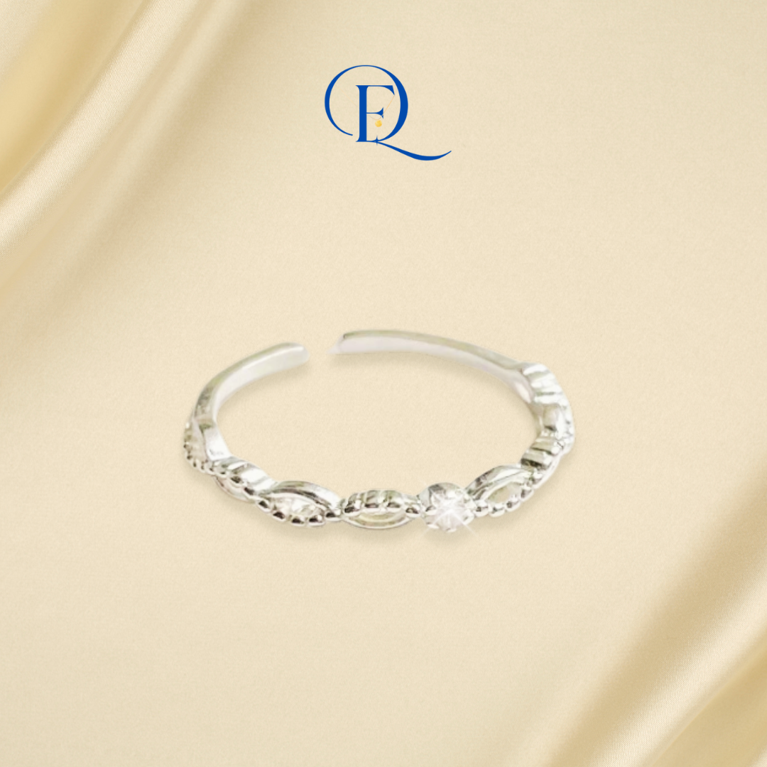 Nhẫn bạc nữ Blink – Mẫu nhẫn bạc nữ đẹp, đơn giản, tinh tế